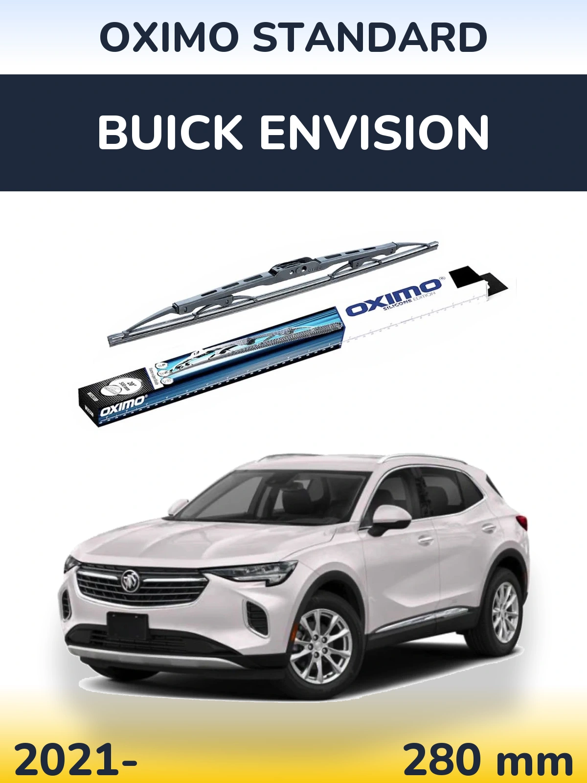 Rear wiper blade Oximo Standard 275 mm for Buick Envision 2021-2026