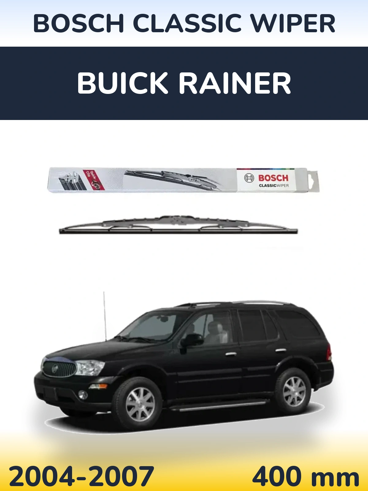 Tylna wycieraczka BOSCH Classic Wiper 400 mm do Buick Rainer 2004-2007