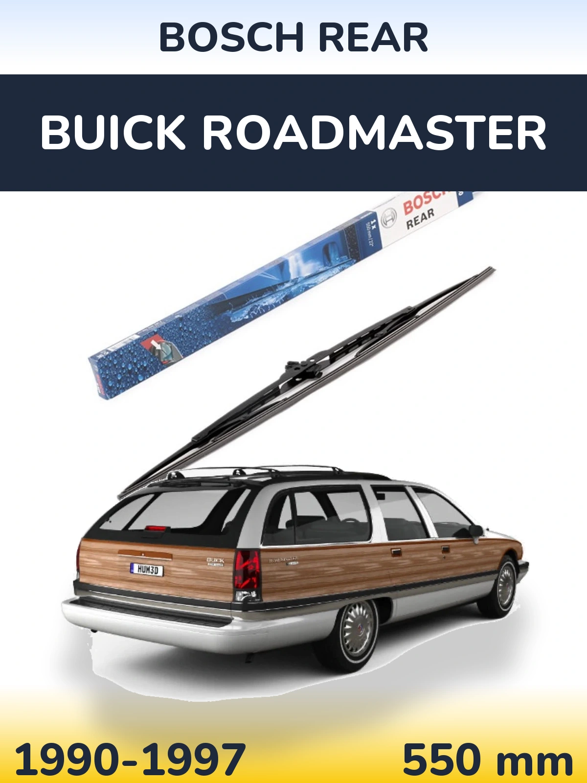 Tylna wycieraczka BOSCH Rear 550 mm do Buick Roadmaster 1990-1997