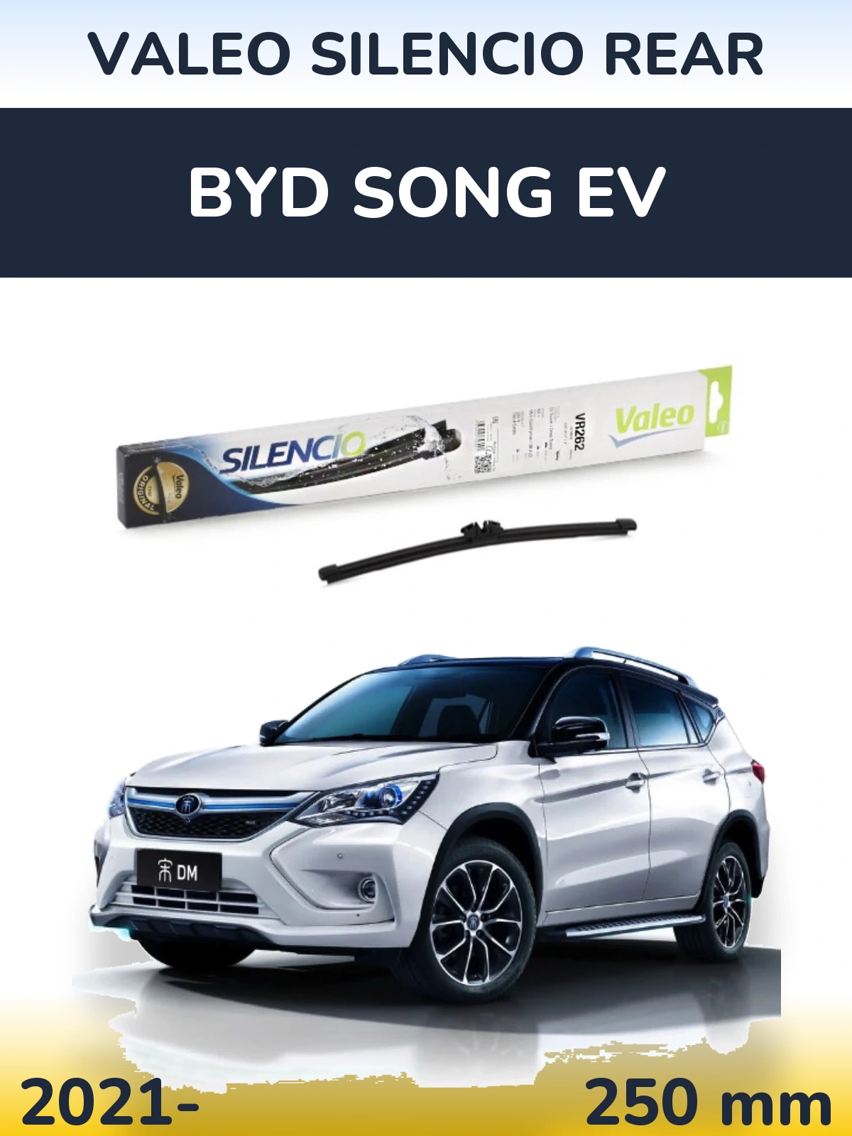 Tylna wycieraczka Valeo Silencio Rear 240 mm do BYD Song EV 2021-2026