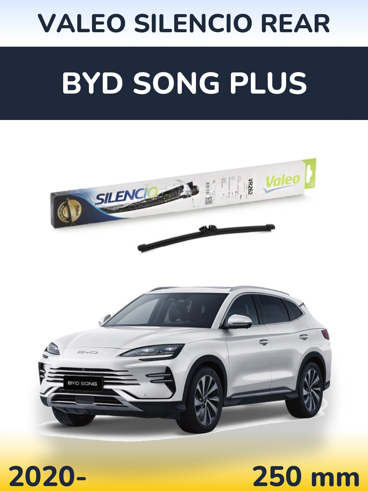 Tylna wycieraczka Valeo Silencio Rear 240 mm do BYD Song Plus 2020-2026