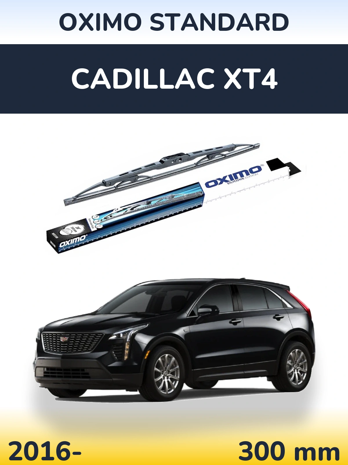 Tylna wycieraczka Oximo Standard 300 mm do Cadillac XT4 2016-2026