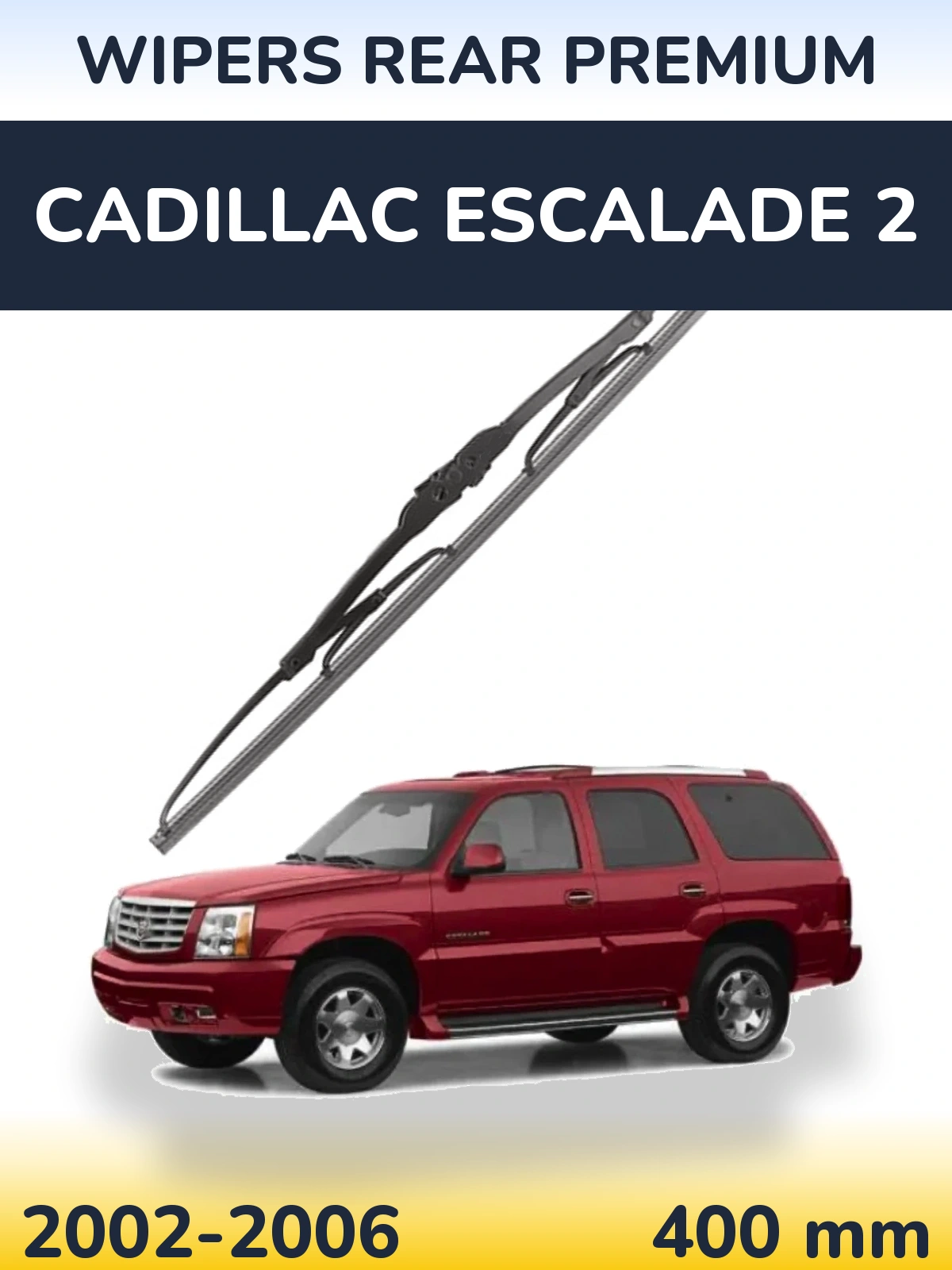Tylna wycieraczka WIPERS REAR PREMIUM 400 mm do Cadillac Escalade 2 2002-2006