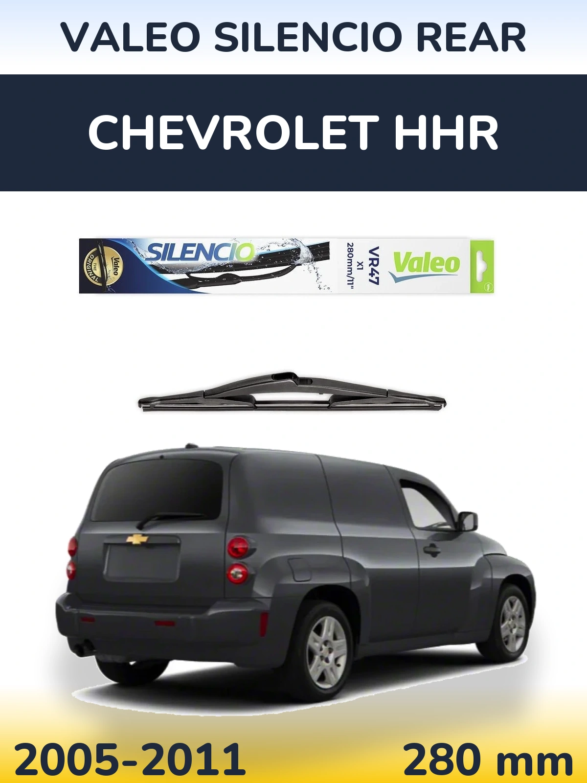 Tylna wycieraczka Valeo Silencio Rear 280 mm do Chevrolet HHR 2005-2011