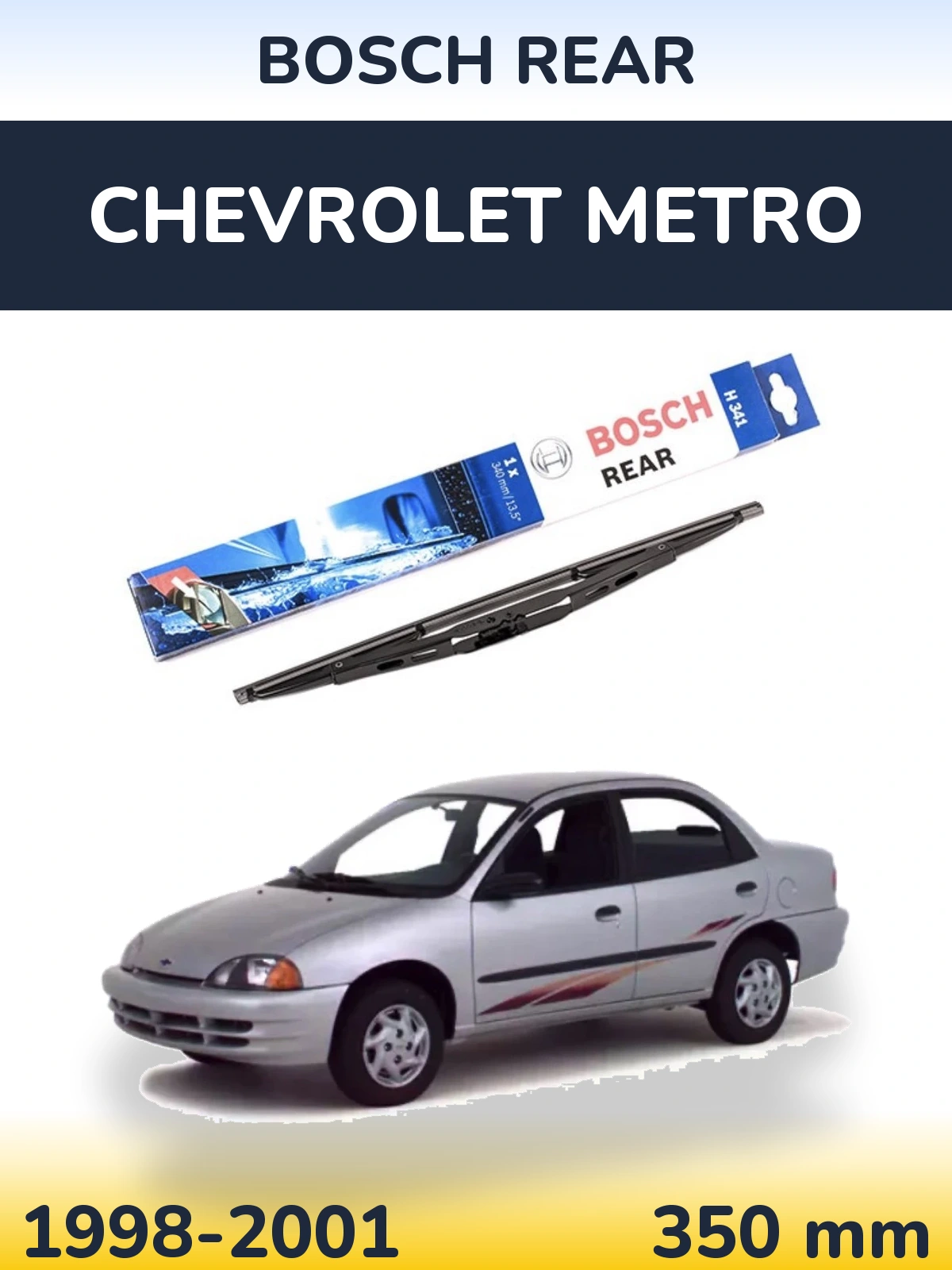 Tylna wycieraczka BOSCH Rear 340 mm do Chevrolet Metro 1998-2001