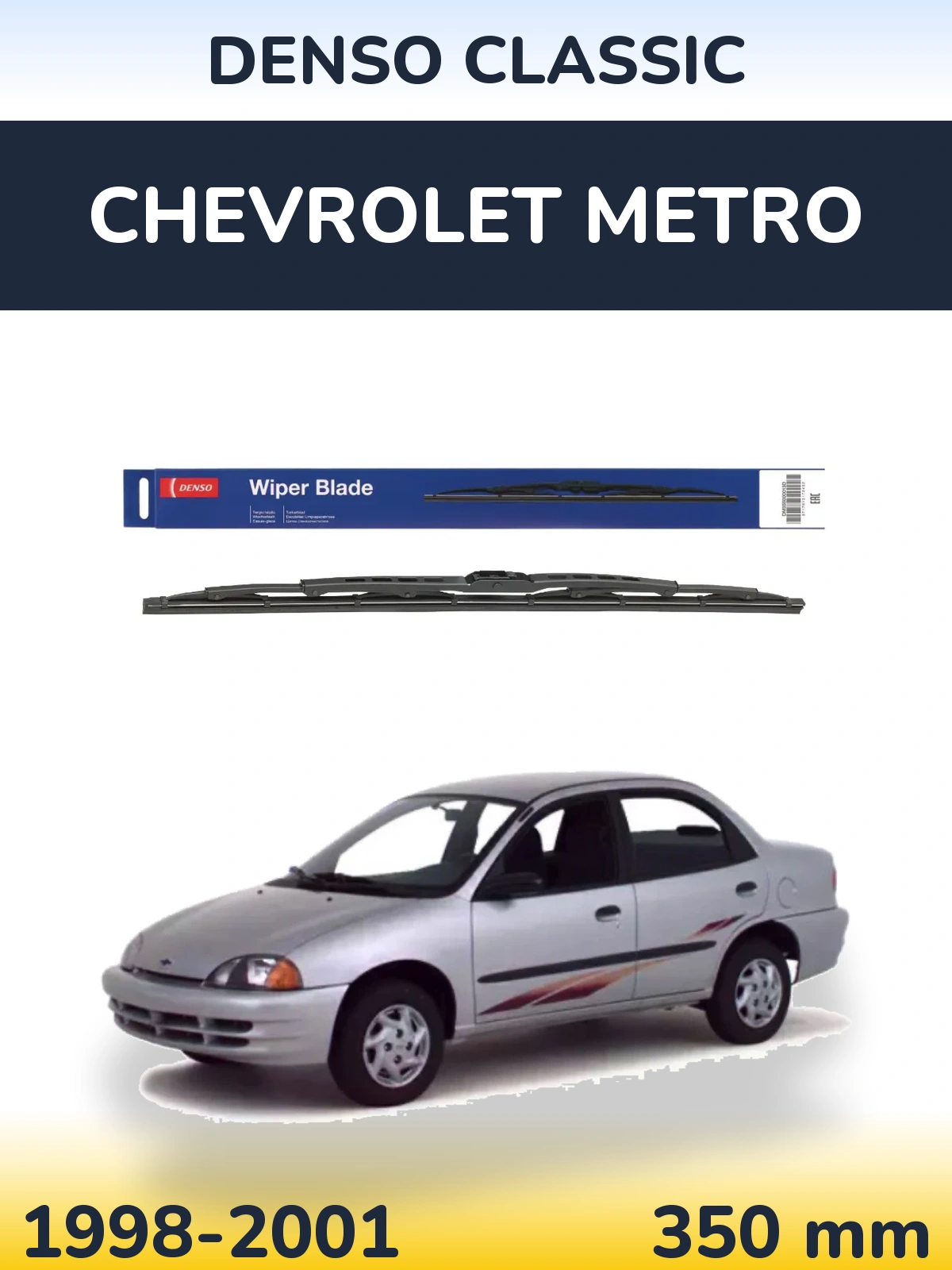 Tylna wycieraczka Denso Classic 350 mm do Chevrolet Metro 1998-2001