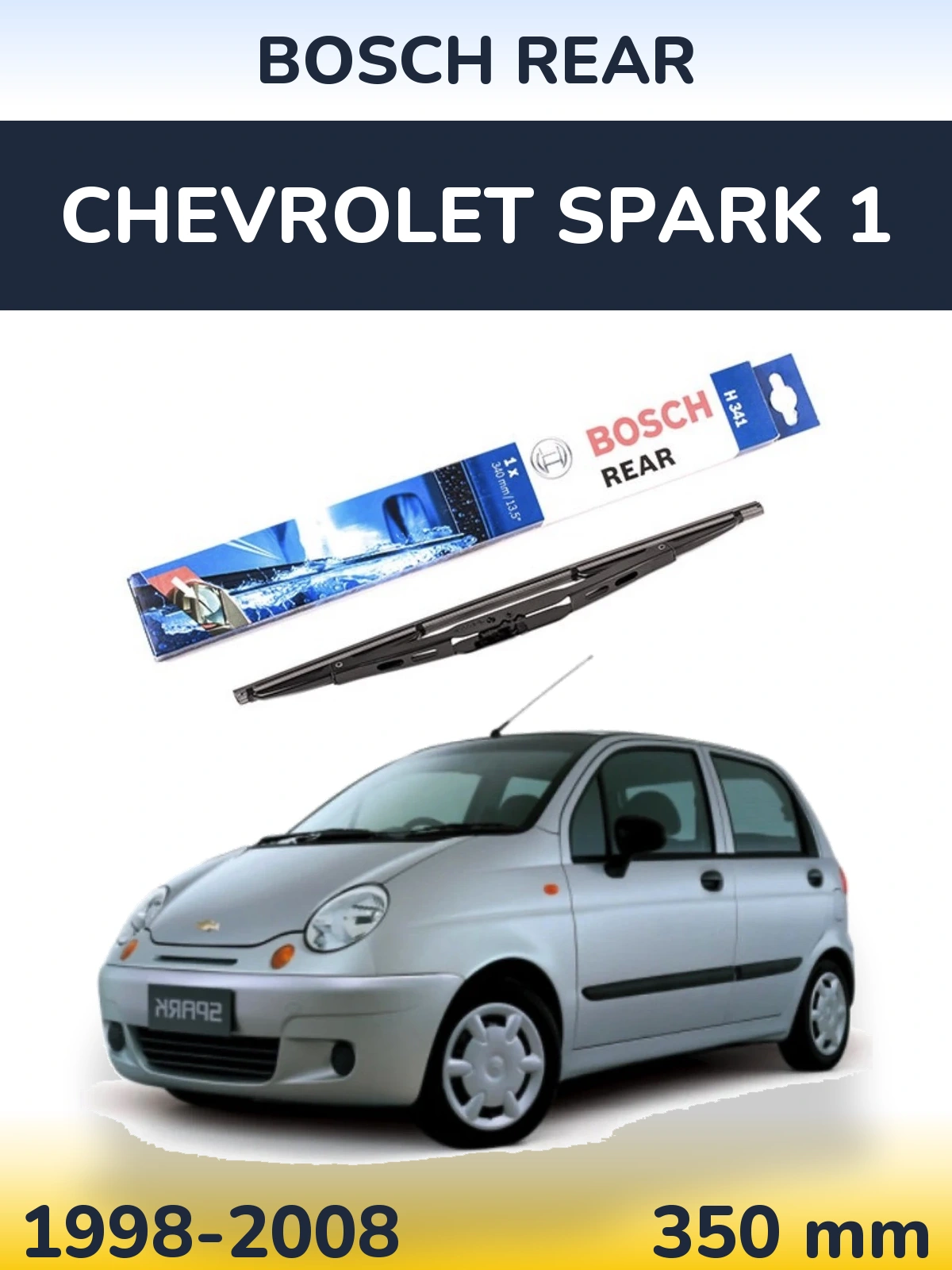 Tylna wycieraczka BOSCH Rear 340 mm do Chevrolet Spark 1 1998-2008