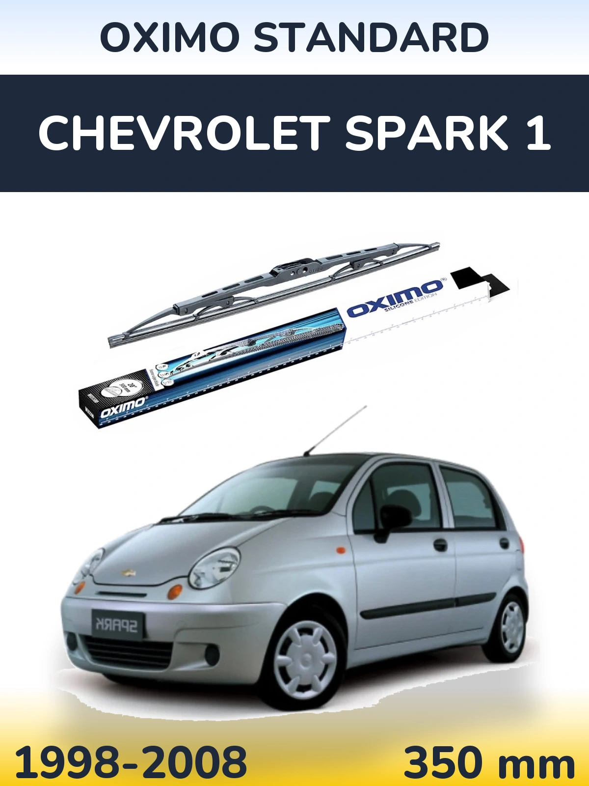 Tylna wycieraczka Oximo Standard 350 mm do Chevrolet Spark 1 1998-2008