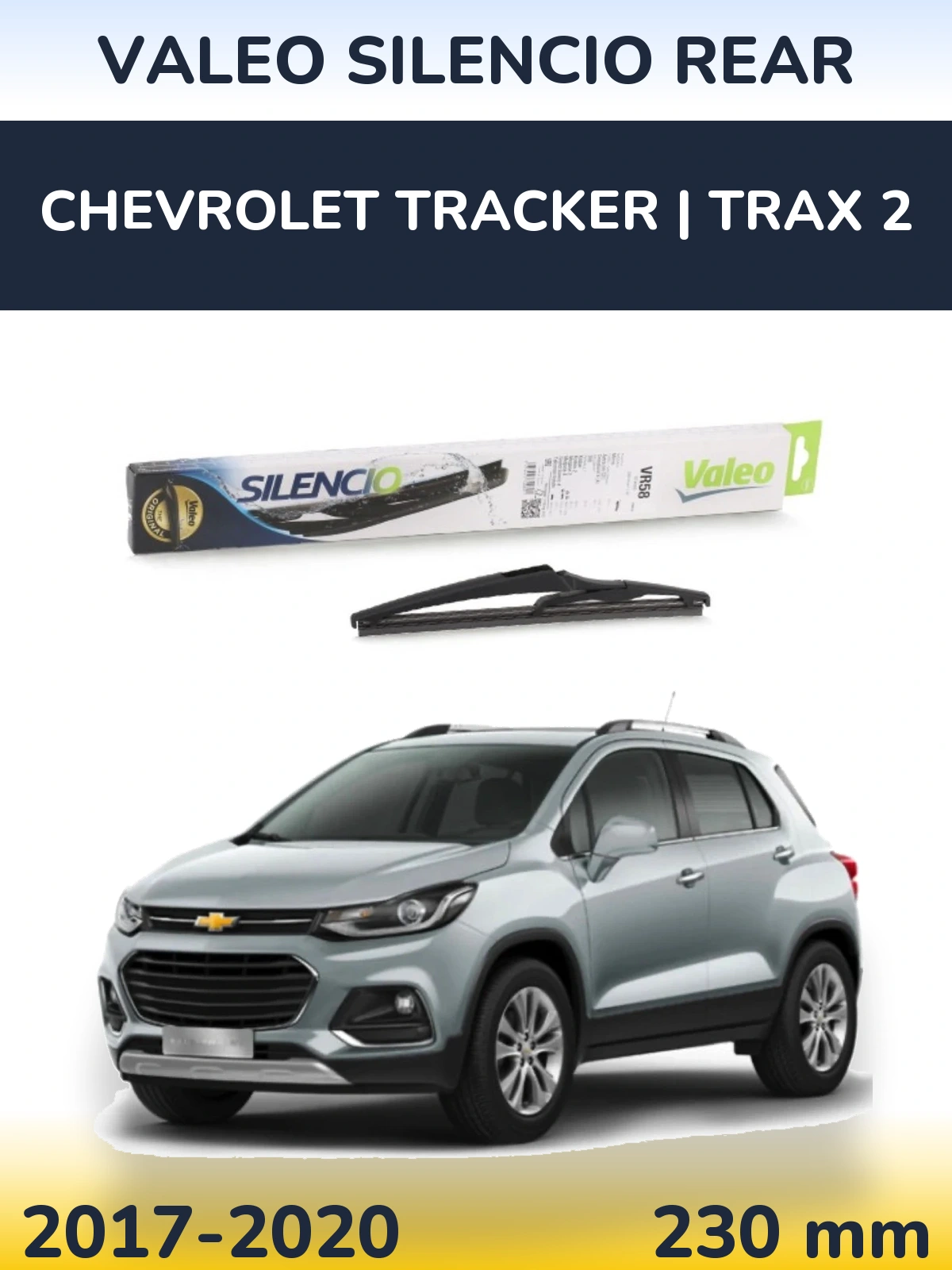 Tylna wycieraczka Valeo Silencio Rear 240 mm do Chevrolet Tracker | Trax 2 2017-2020