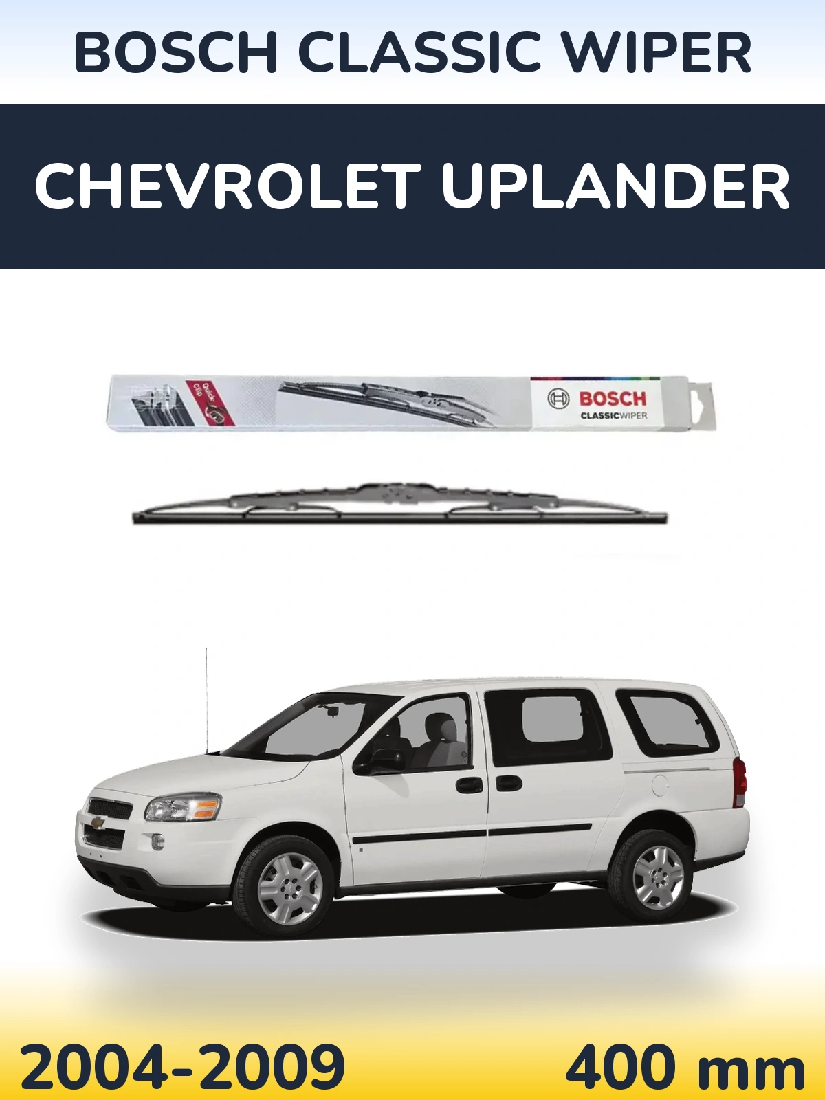 Tylna wycieraczka BOSCH Classic Wiper 400 mm do Chevrolet Uplander 2004-2009