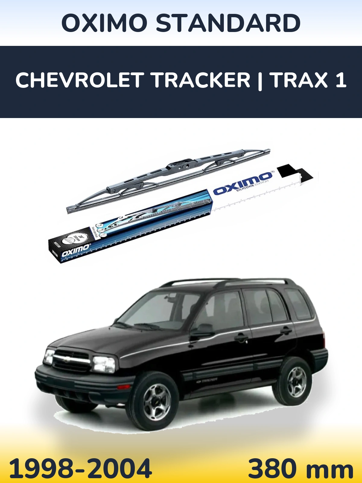 Tylna wycieraczka Oximo Standard 375 mm do Chevrolet Tracker | Trax 1 1998-2004