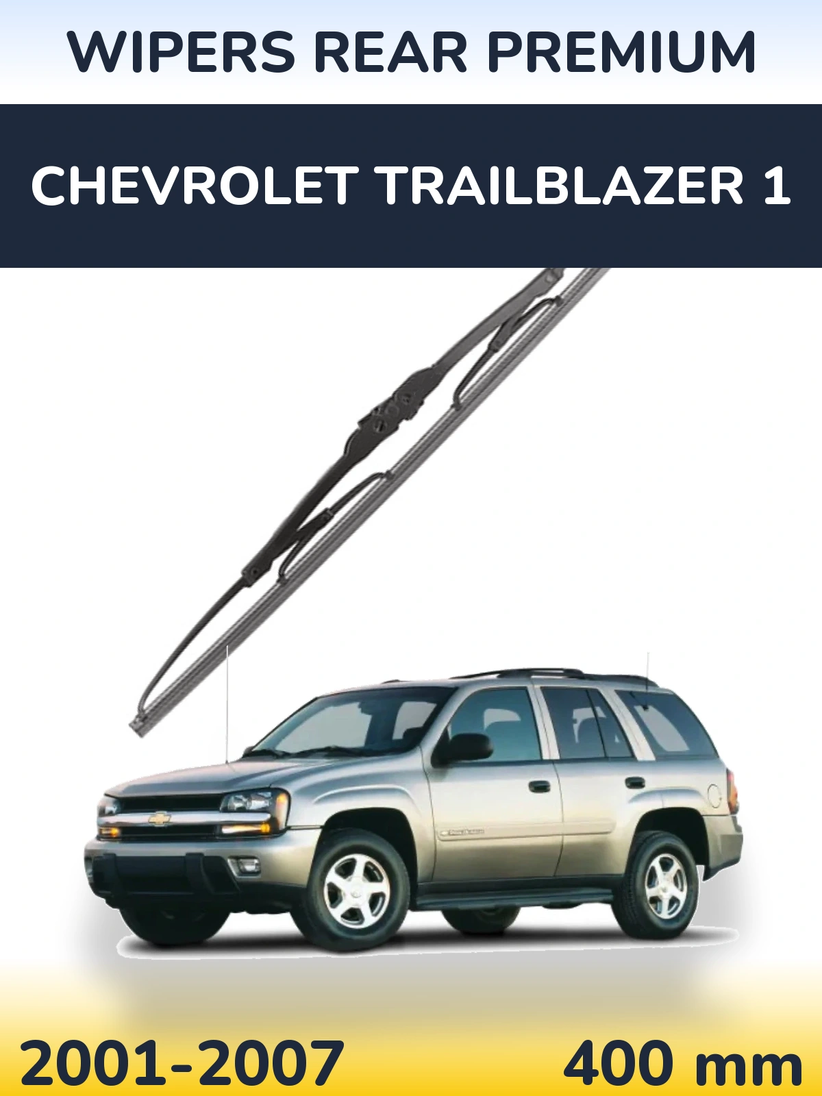 Tylna wycieraczka WIPERS REAR PREMIUM 400 mm do Chevrolet TrailBlazer 1 2001-2007