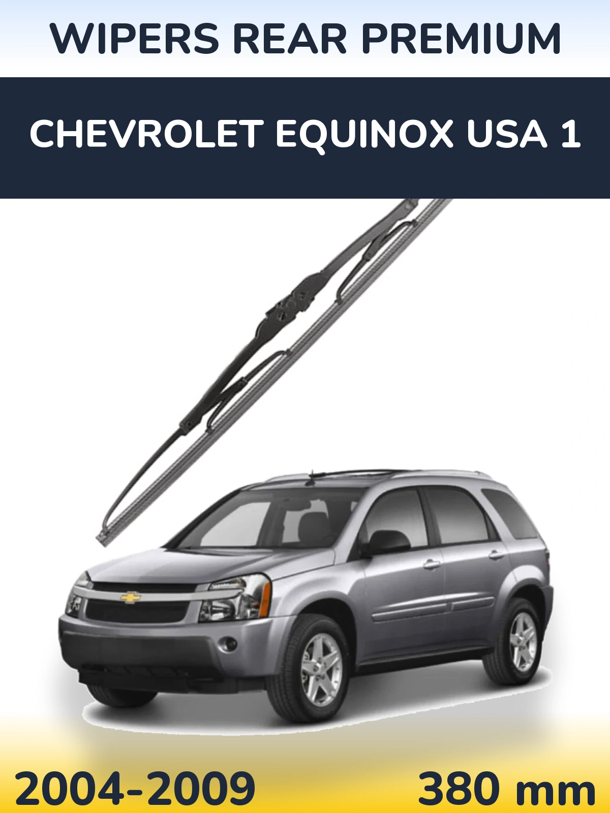 Tylna wycieraczka WIPERS REAR PREMIUM 380 mm do Chevrolet Equinox USA 1 2004-2009