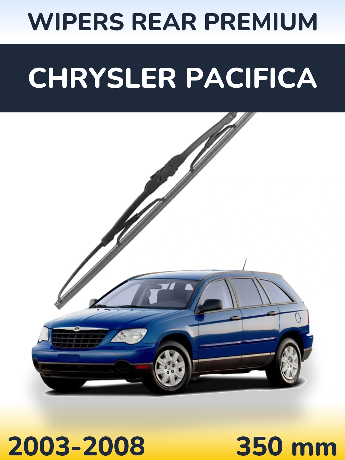 Tylna wycieraczka WIPERS REAR PREMIUM 350 mm do Chrysler Pacifica 2003-2008