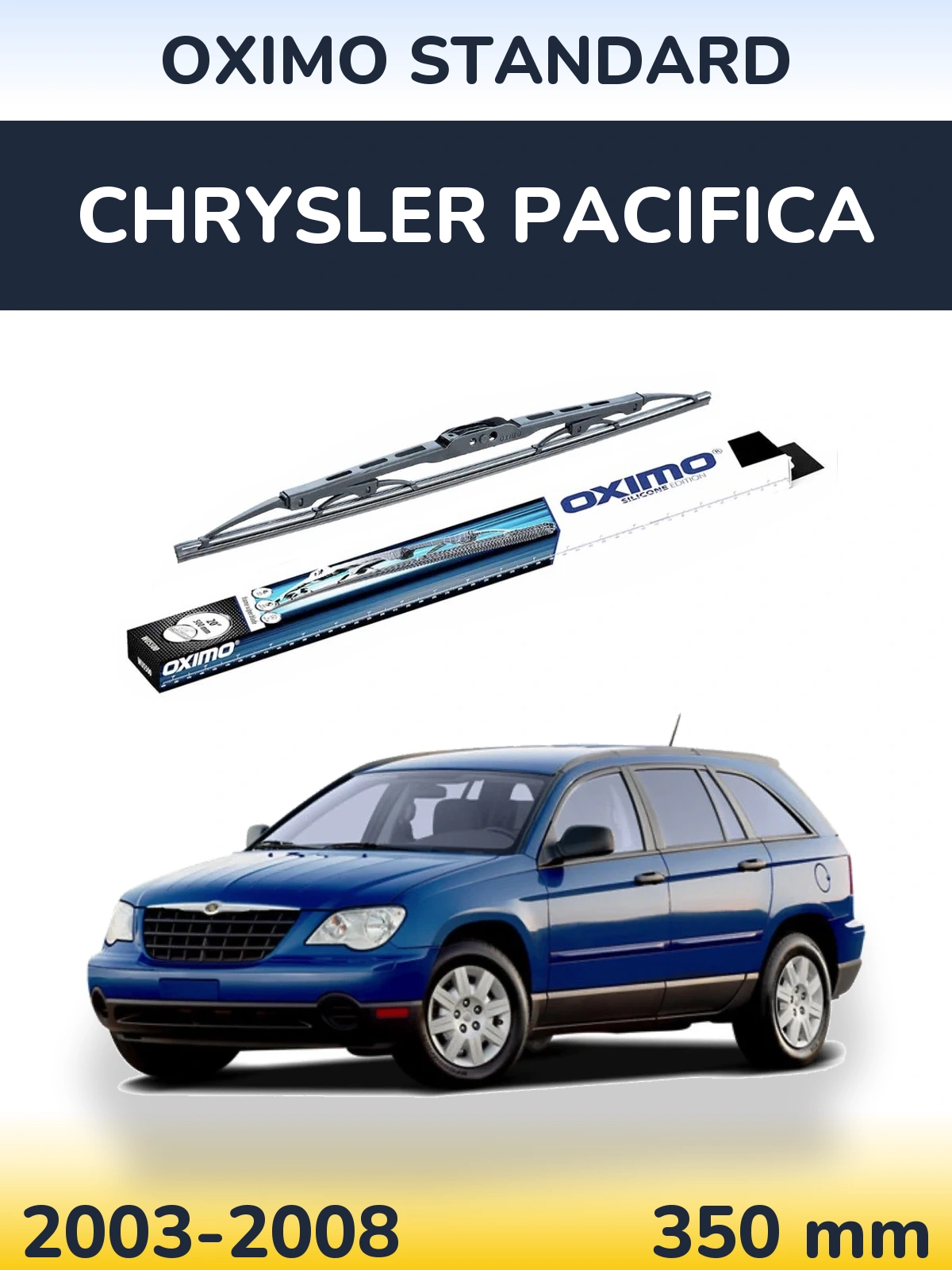Tylna wycieraczka Oximo Standard 350 mm do Chrysler Pacifica 2003-2008