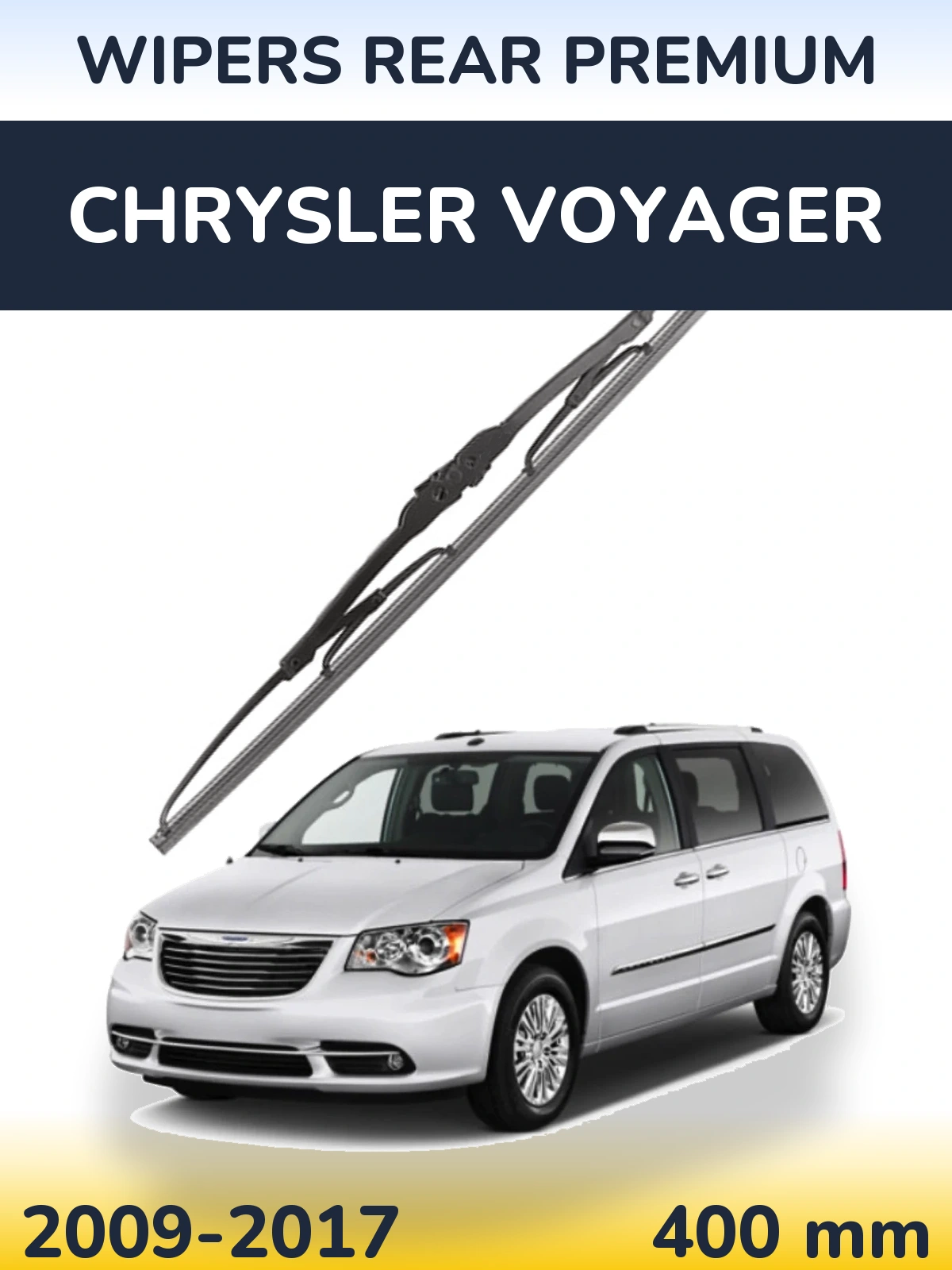 Tylna wycieraczka WIPERS REAR PREMIUM 400 mm do Chrysler Voyager 2009-2017