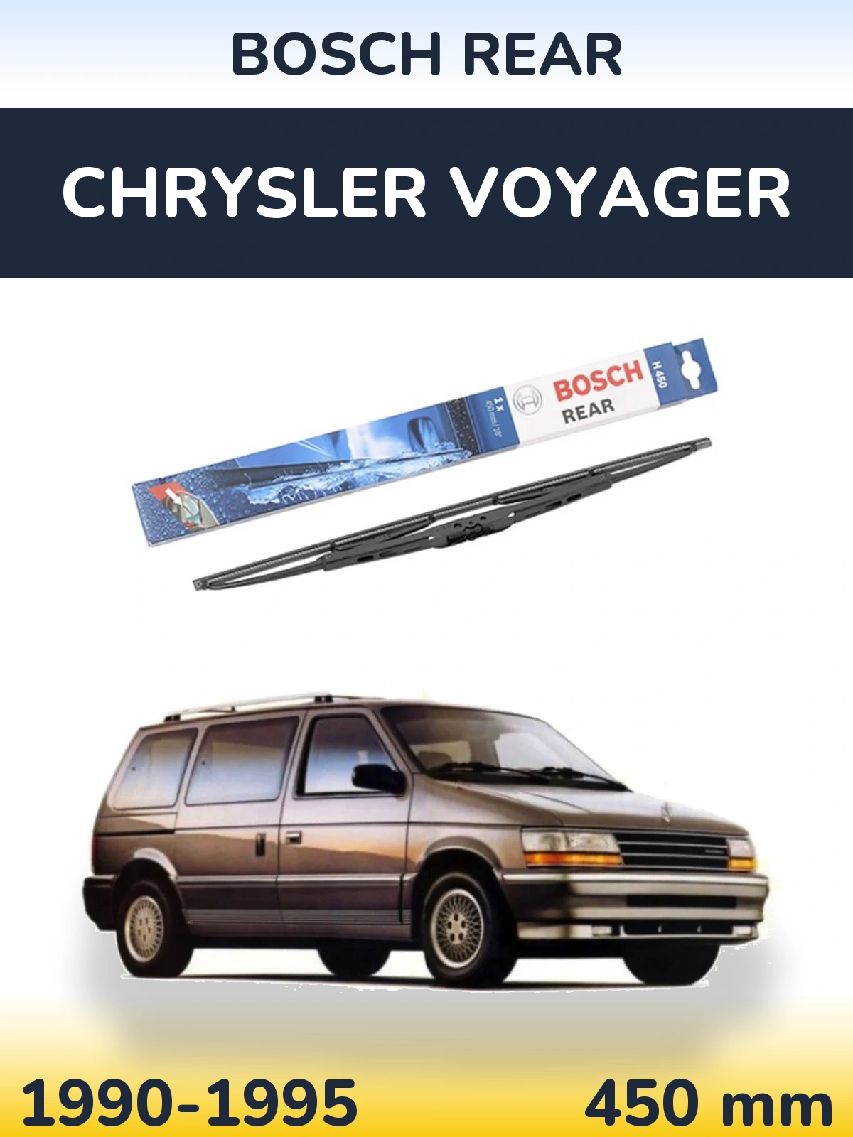 Tylna wycieraczka BOSCH Rear 450 mm do Chrysler Voyager 1990-1995