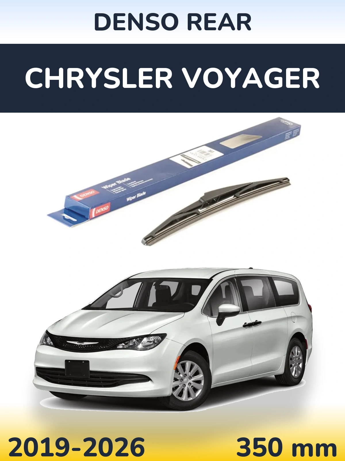 Tylna wycieraczka Denso Rear 350 mm do Chrysler Voyager 2019-2026