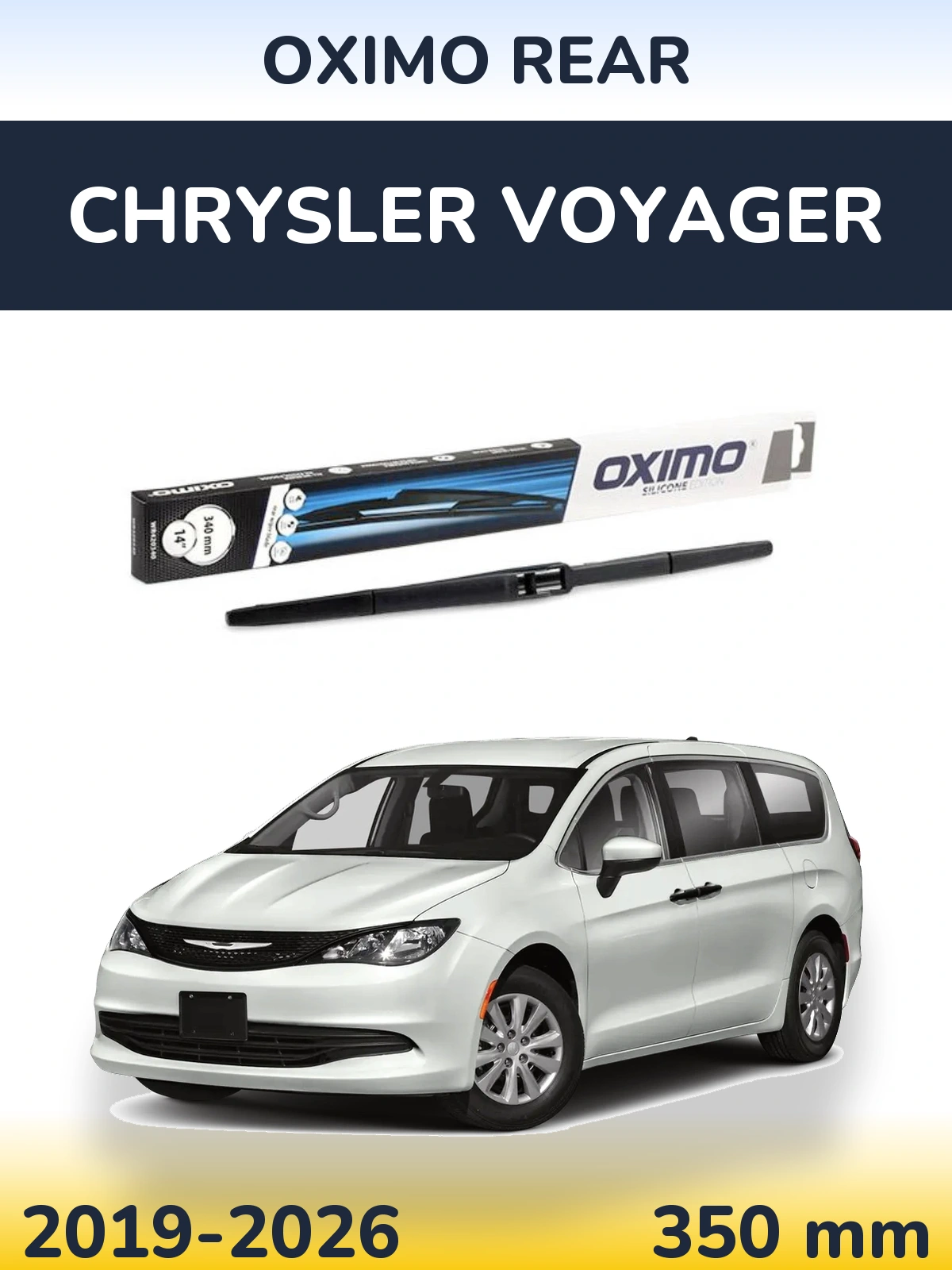 Tylna wycieraczka Oximo Rear 350 mm do Chrysler Voyager 2019-2026