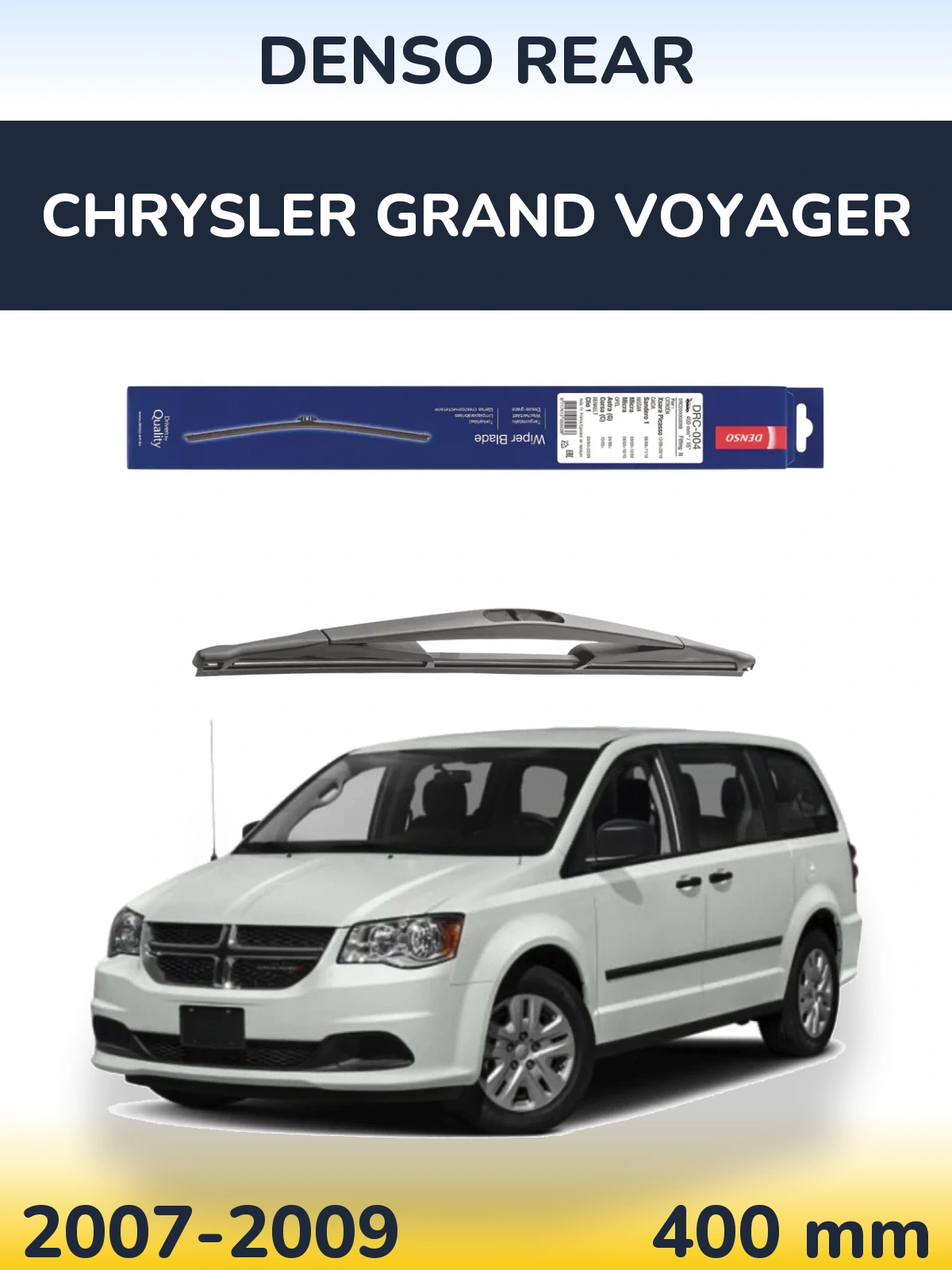 Tylna wycieraczka Denso Rear 400 mm do Chrysler Grand Voyager 2007-2009