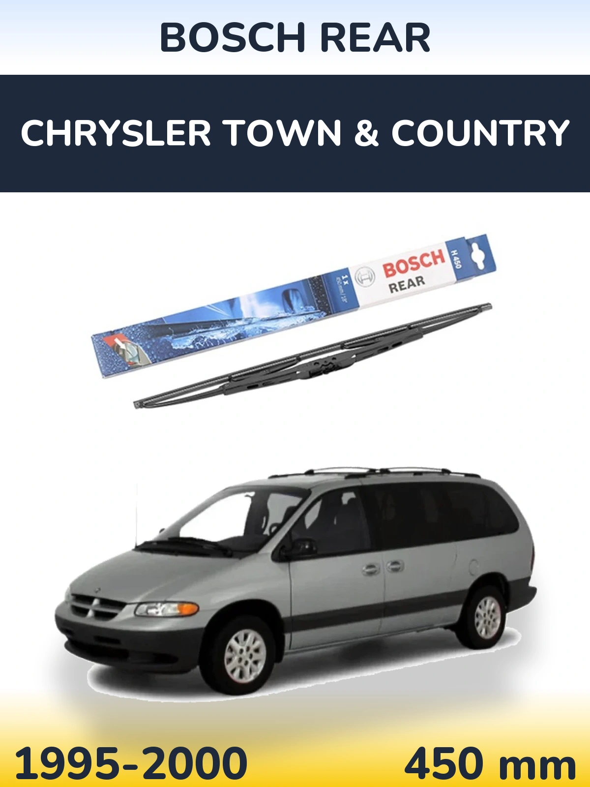 Tylna wycieraczka BOSCH Rear 450 mm do Chrysler Town & Country 1995-2000