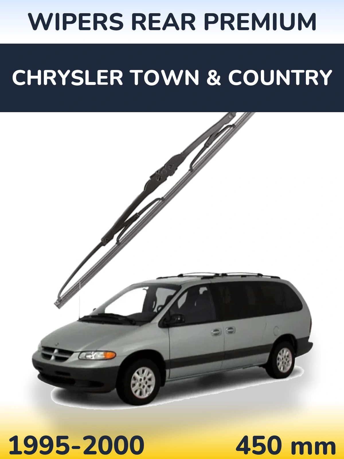 Tylna wycieraczka WIPERS REAR PREMIUM 450 mm do Chrysler Town & Country 1995-2000