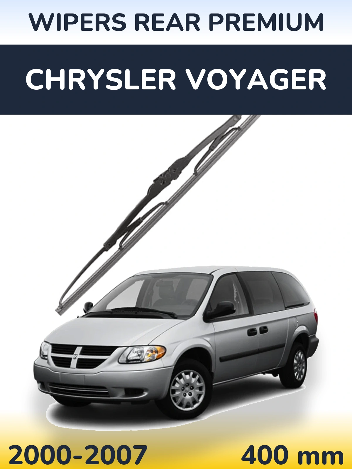 Tylna wycieraczka WIPERS REAR PREMIUM 400 mm do Chrysler Voyager 2000-2007
