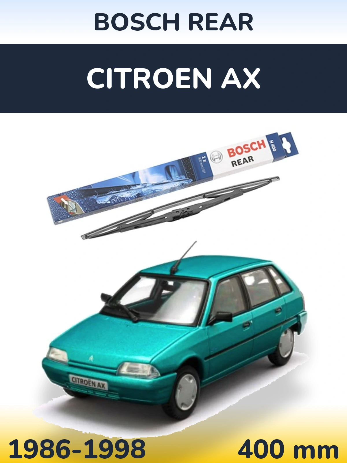 Tylna wycieraczka BOSCH Rear 400 mm do Citroen AX 1986-1998