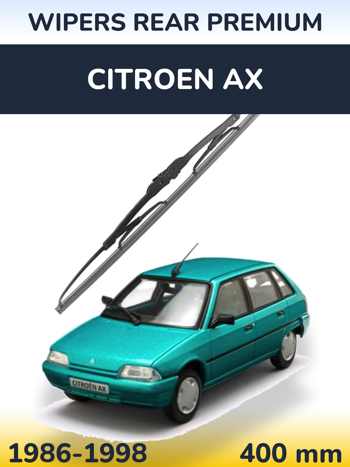 Tylna wycieraczka WIPERS REAR PREMIUM 400 mm do Citroen AX 1986-1998