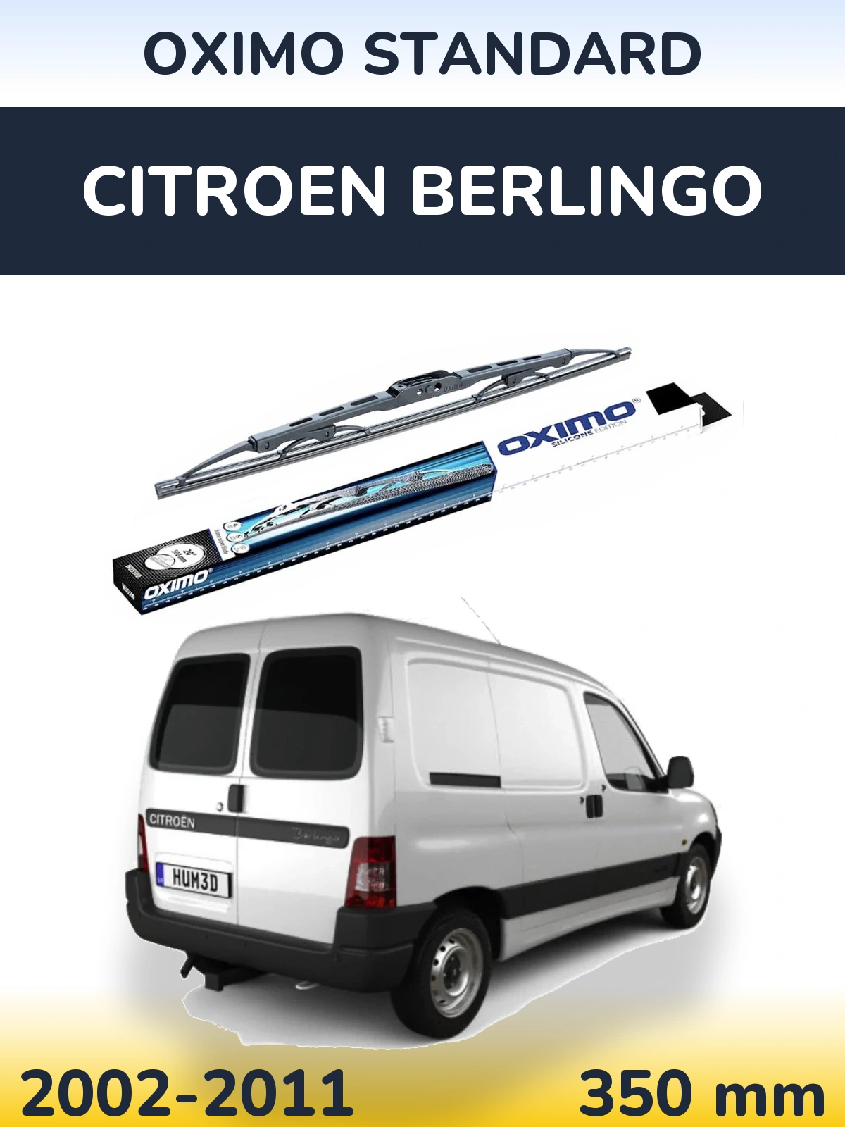 Tylna wycieraczka Oximo Standard 350 mm do Citroen Berlingo 2002-2011