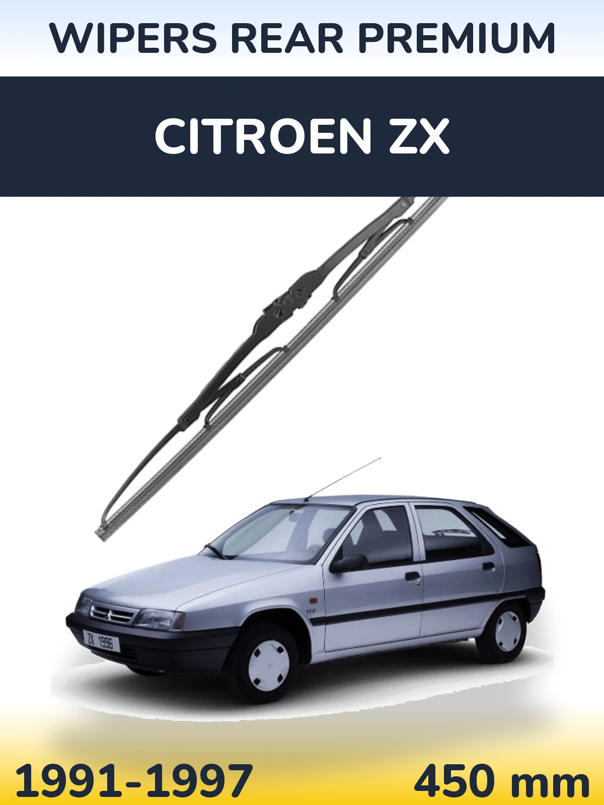 Tylna wycieraczka WIPERS REAR PREMIUM 450 mm do Citroen ZX 1991-1997