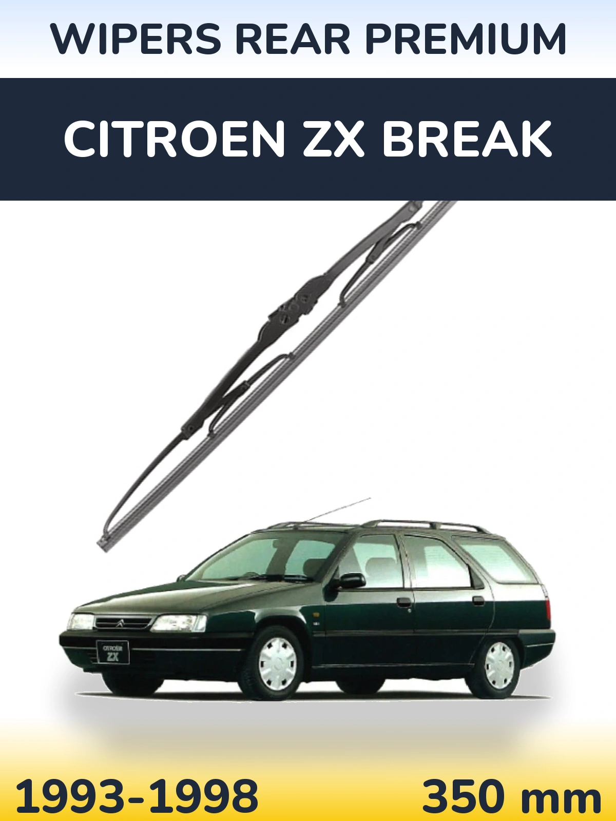 Tylna wycieraczka WIPERS REAR PREMIUM 350 mm do Citroen ZX Break 1993-1998