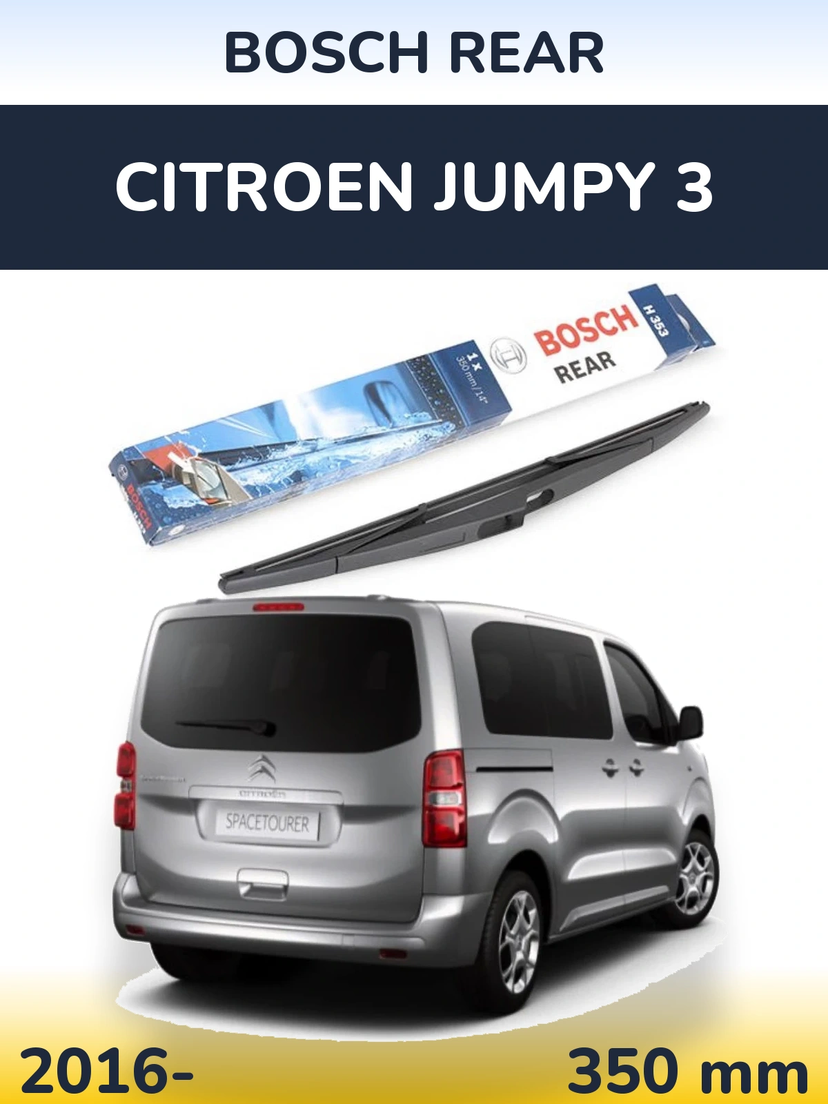 Tylna wycieraczka BOSCH Rear 350 mm do Citroen Jumpy 3 2016-2026