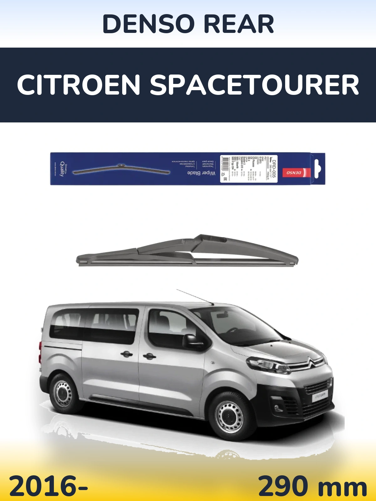Tylna wycieraczka Denso Rear 290 mm do Citroen SpaceTourer 2016-2026