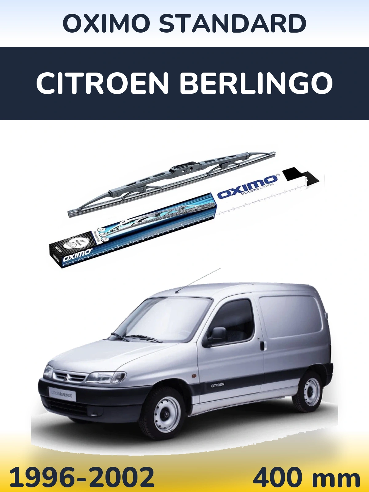 Tylna wycieraczka Oximo Standard 400 mm do Citroen Berlingo 1996-2002