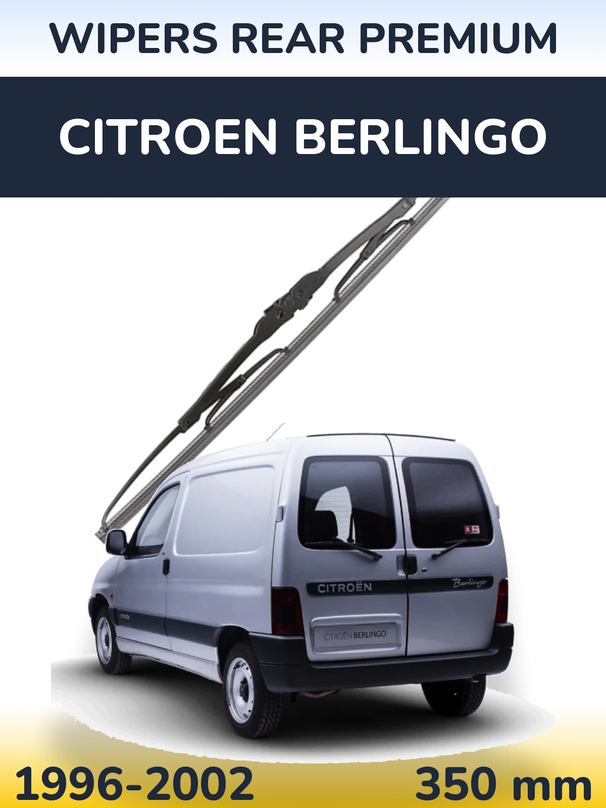 Tylna wycieraczka WIPERS REAR PREMIUM 350 mm do Citroen Berlingo 1996-2002