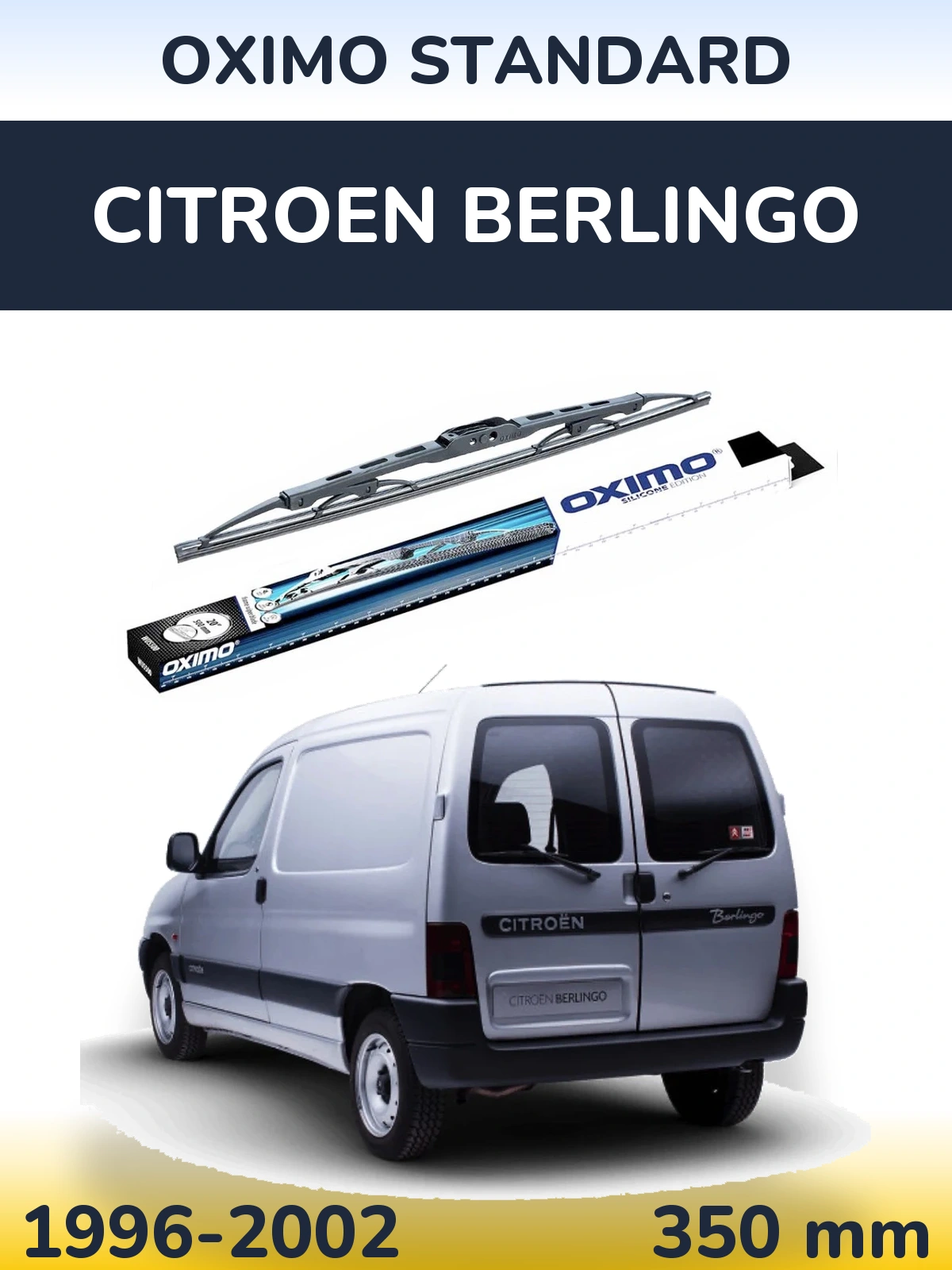 Tylna wycieraczka Oximo Standard 350 mm do Citroen Berlingo 1996-2002