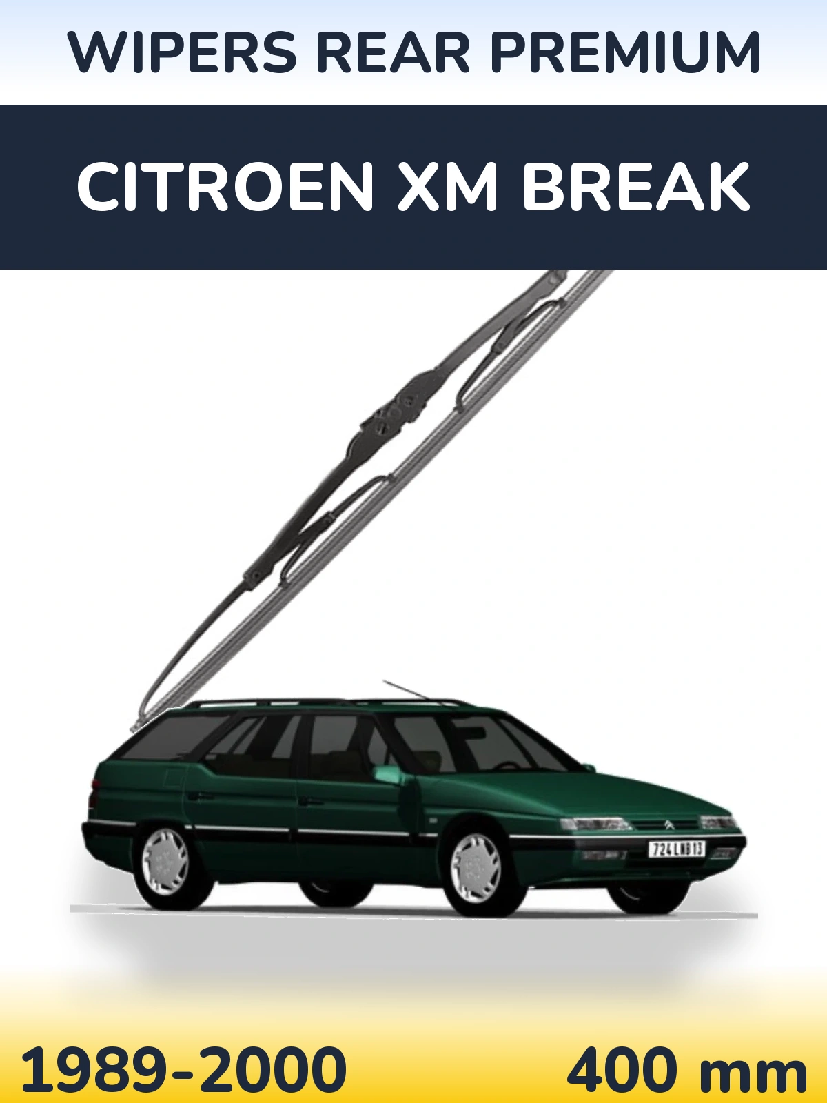 Tylna wycieraczka WIPERS REAR PREMIUM 400 mm do Citroen XM Break 1989-2000