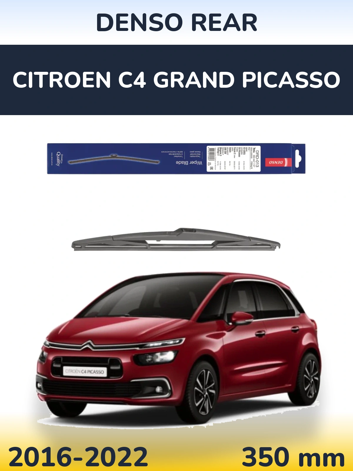 Tylna wycieraczka Denso Rear 350 mm do Citroen C4 Grand Picasso 2016-2022