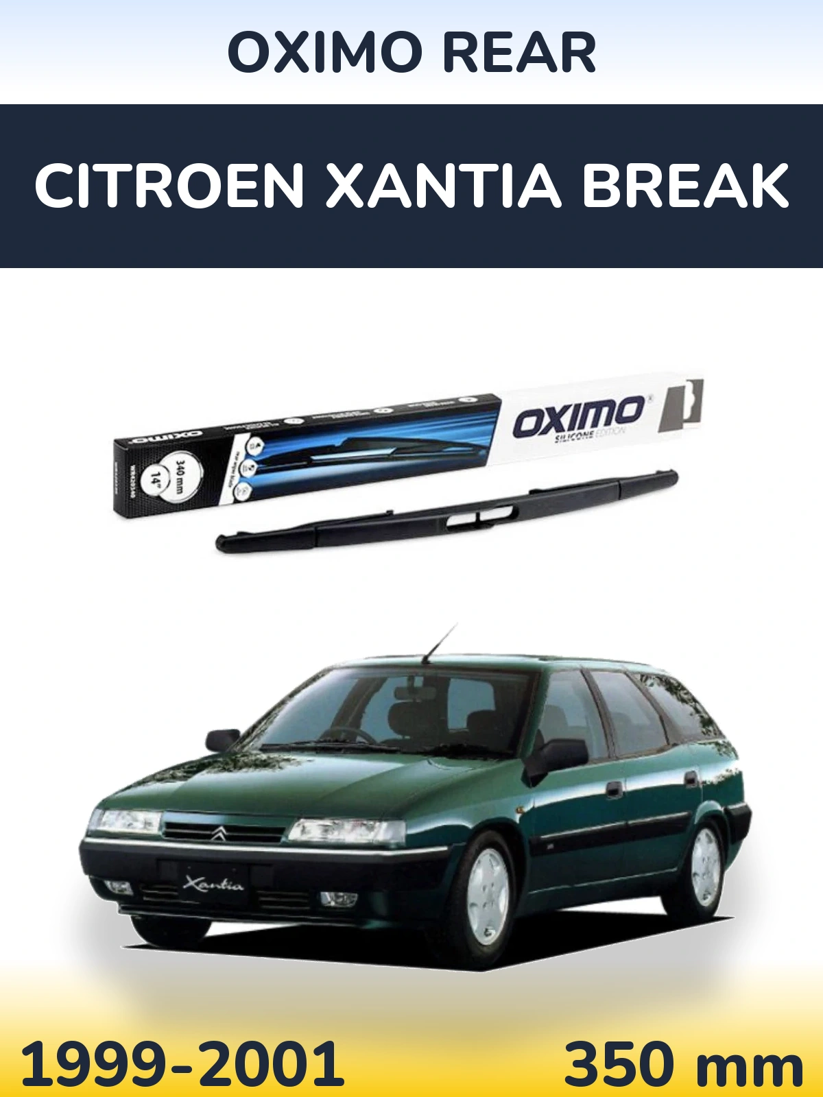 Tylna wycieraczka Oximo Rear 350 mm do Citroen Xantia Break 1999-2001