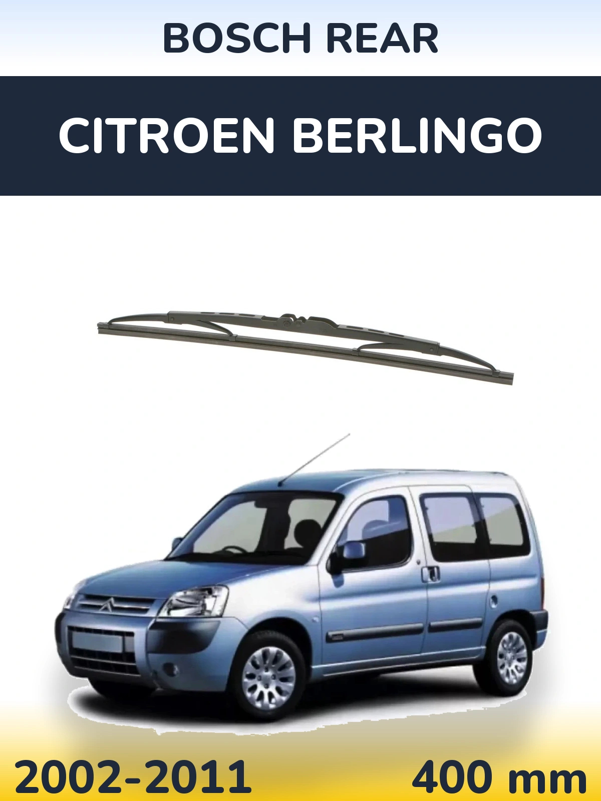 Tylna wycieraczka BOSCH Rear 400 mm do Citroen Berlingo 2002-2011