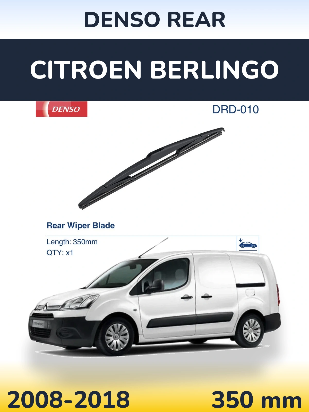 Tylna wycieraczka Denso Rear 350 mm do Citroen Berlingo 2008-2018