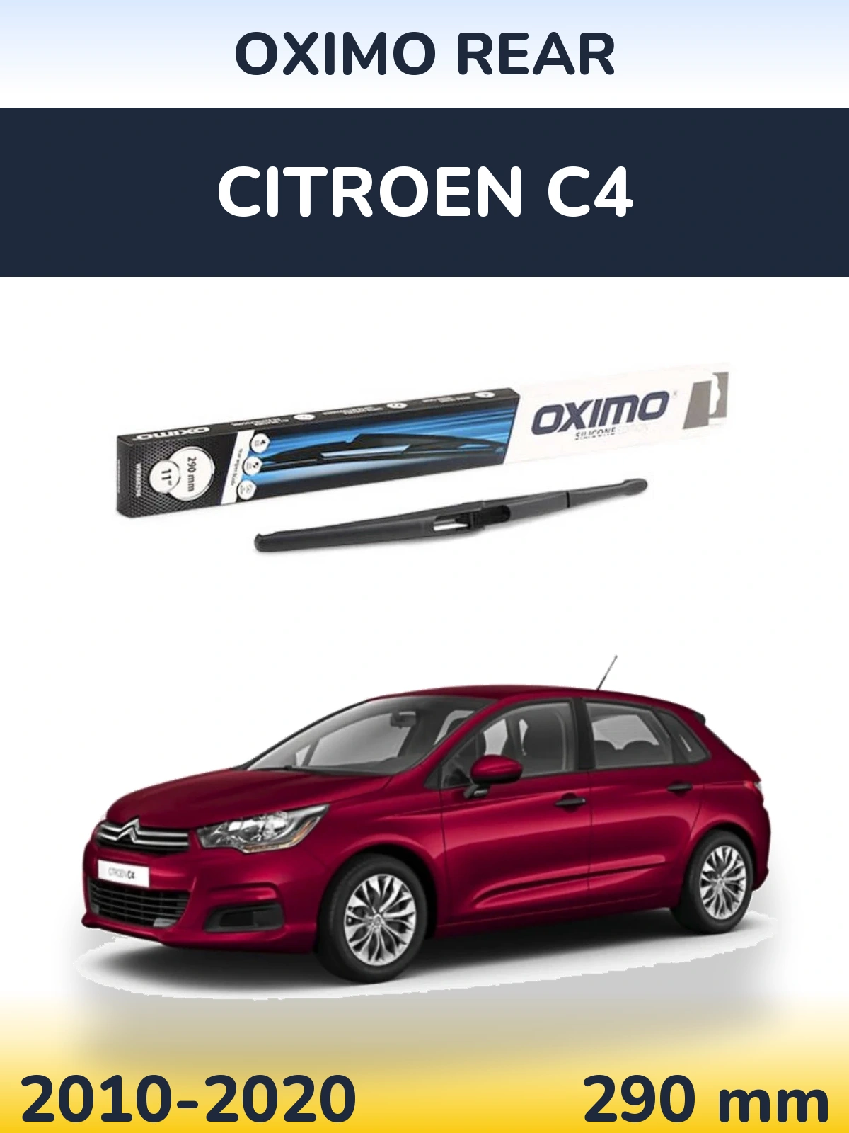 Tylna wycieraczka Oximo Rear 290 mm do Citroen C4 2010-2020