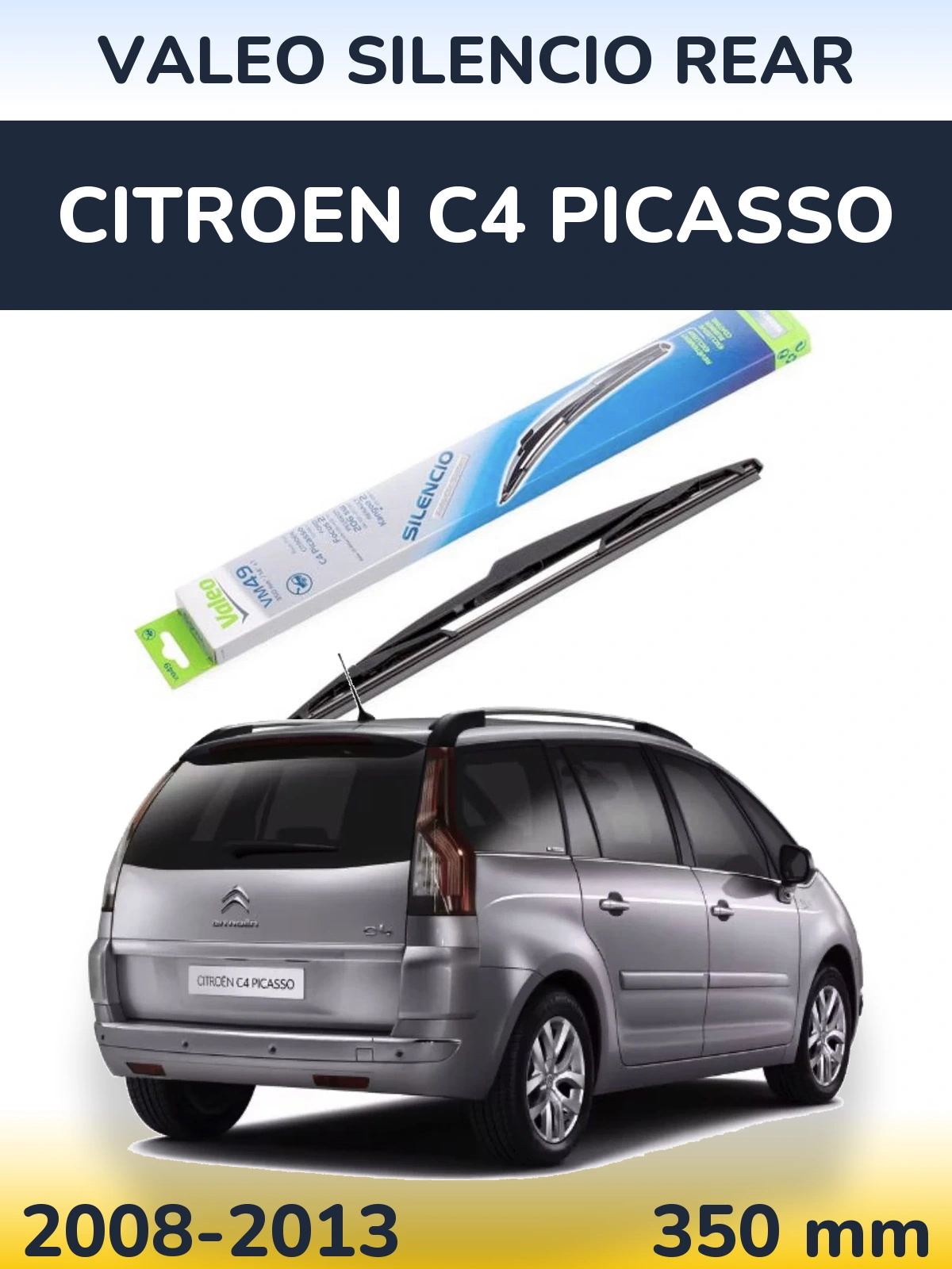 Tylna wycieraczka Valeo Silencio Rear 350 mm do Citroen C4 Picasso 2008-2013