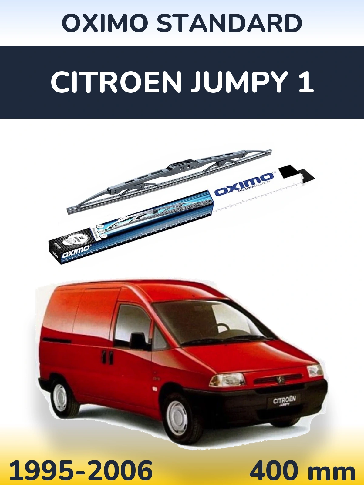 Tylna wycieraczka Oximo Standard 400 mm do Citroen Jumpy 1 1995-2006