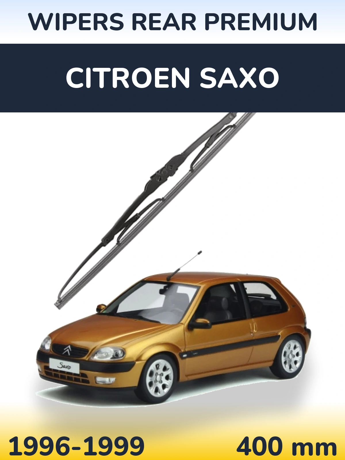 Tylna wycieraczka WIPERS REAR PREMIUM 400 mm do Citroen Saxo 1996-1999