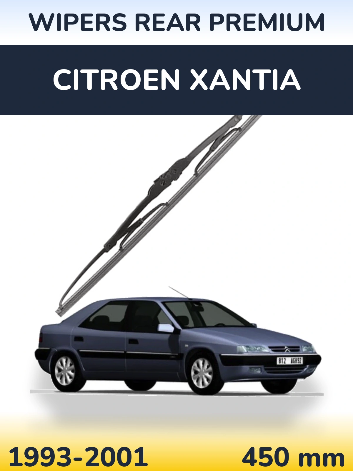 Tylna wycieraczka WIPERS REAR PREMIUM 450 mm do Citroen Xantia 1993-2001