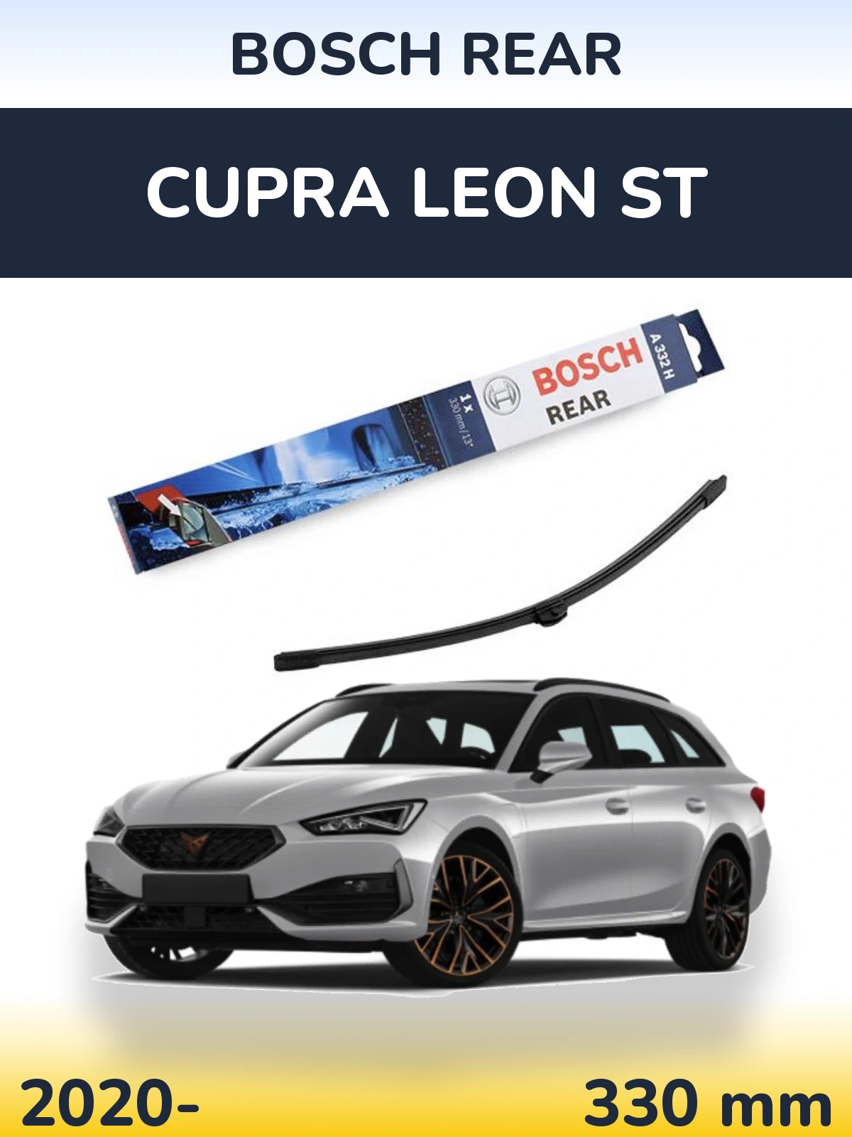 Tylna wycieraczka BOSCH Rear 330 mm do Cupra Leon ST 2020-2026