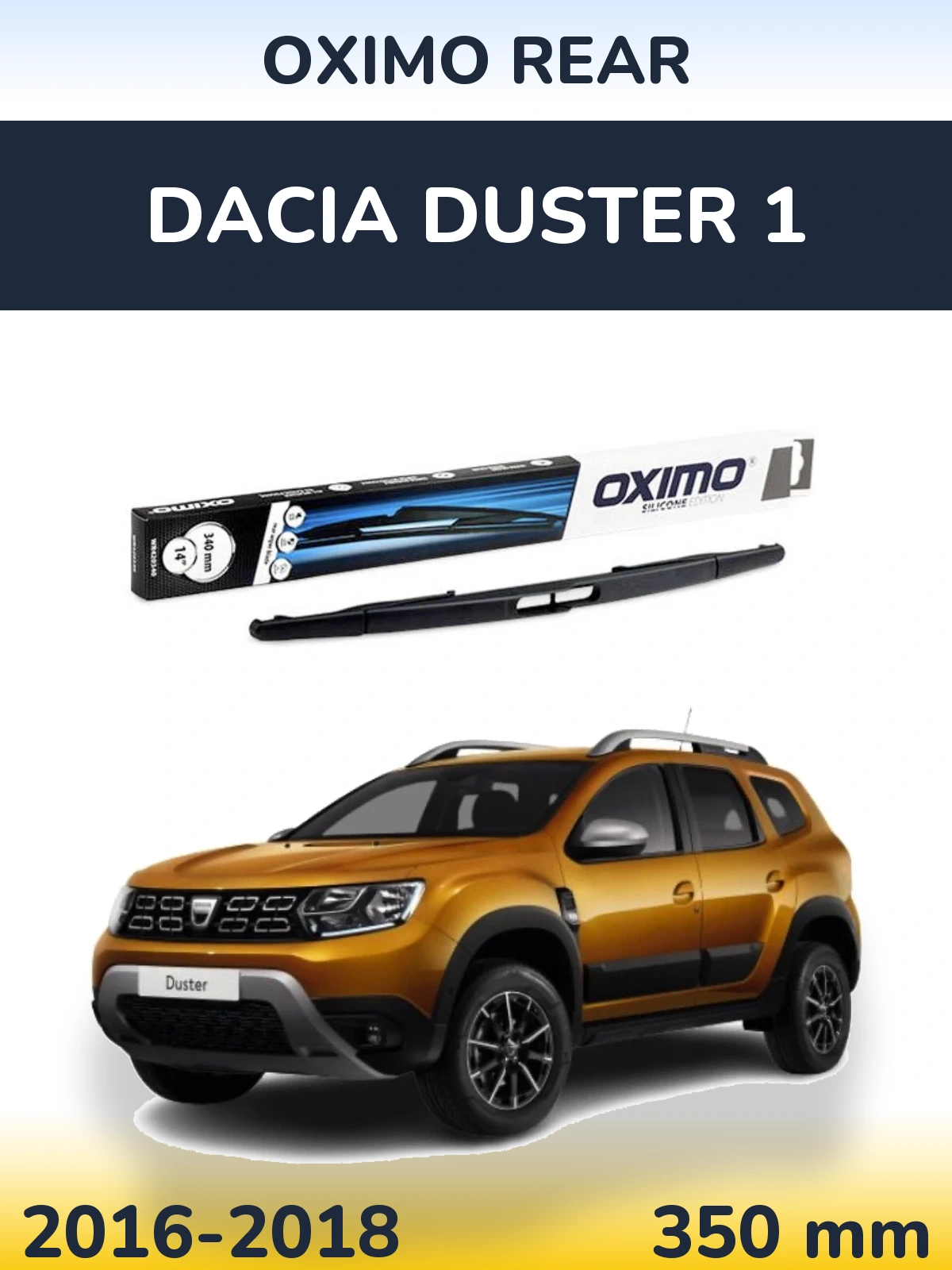 Tylna wycieraczka Oximo Rear 350 mm do Dacia Duster 1 2016-2018
