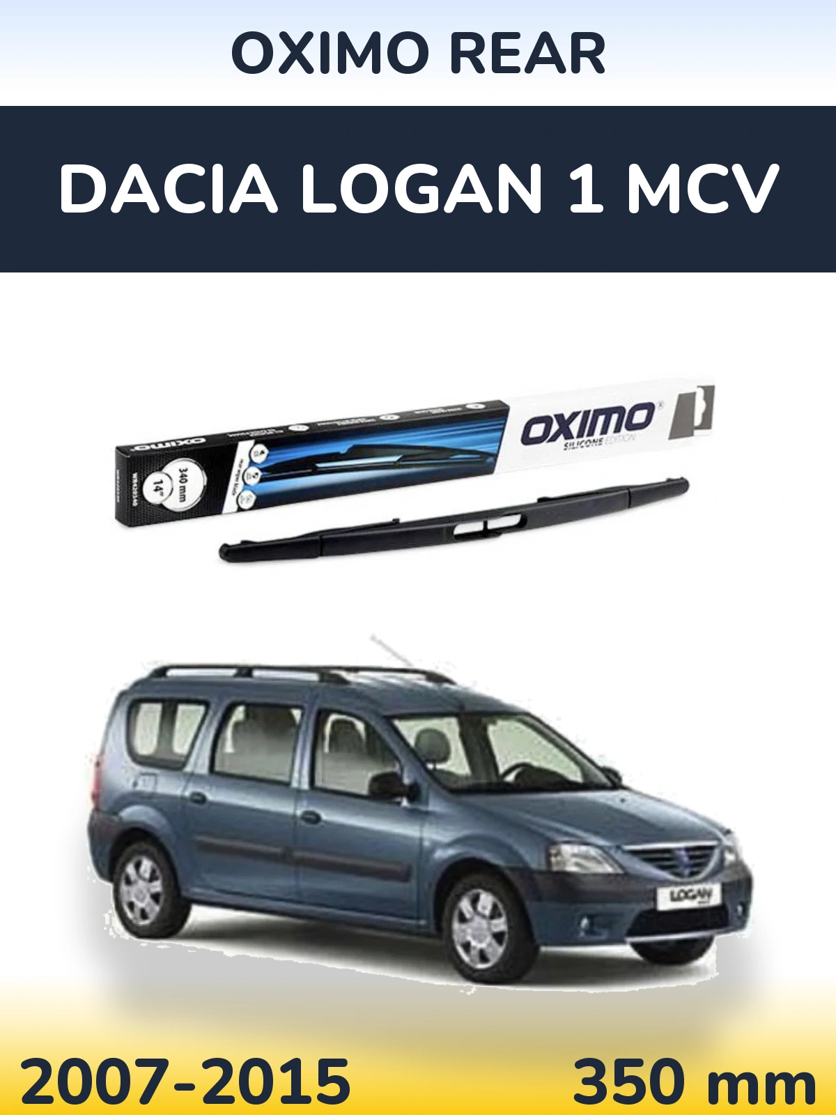 Tylna wycieraczka Oximo Rear 350 mm do Dacia Logan 1 MCV 2007-2015